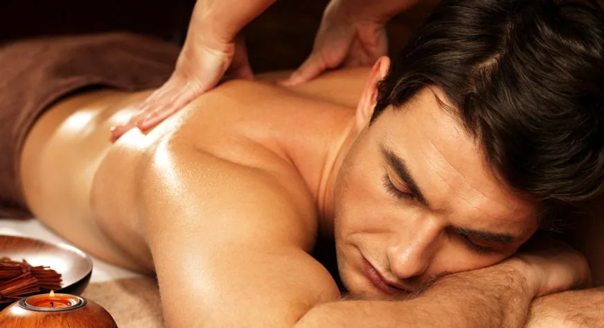 männliches Massagemodel